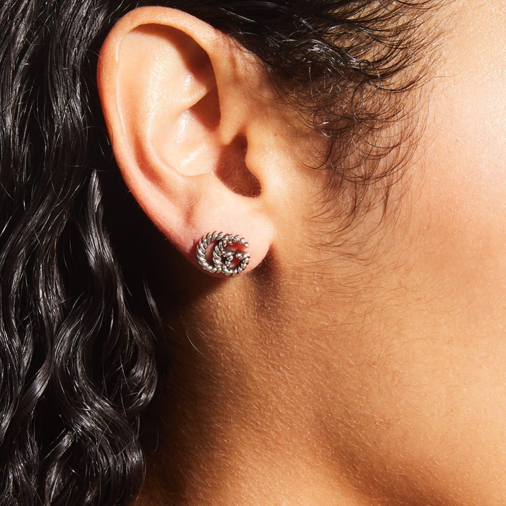 Authentic Gucci Marmont stud earrings. - Picture 2 of 11